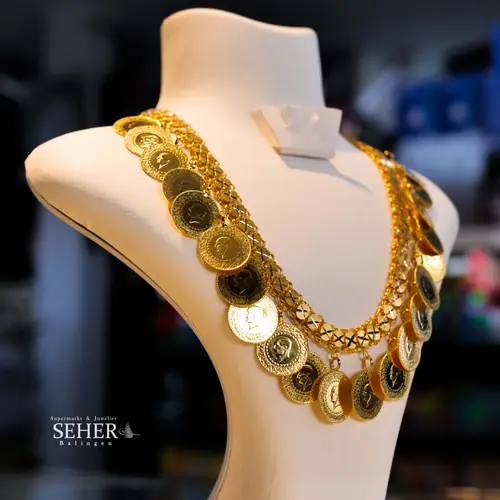 Goldmünzen-Kette